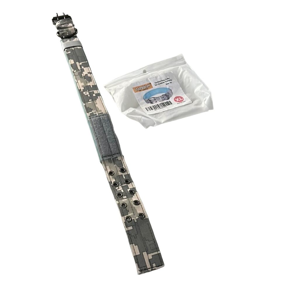 Camouflage Print Tactical Dog Collar XL New in Package